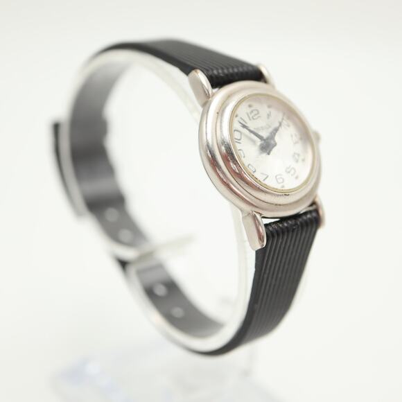 Vintage Fossil Womens Silver Tone Prism Crystal 24mm Watch PC9631 w New Battery - Picture 10 of 16